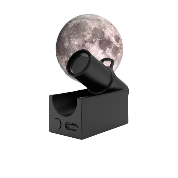 Lampe de projection terre et lune